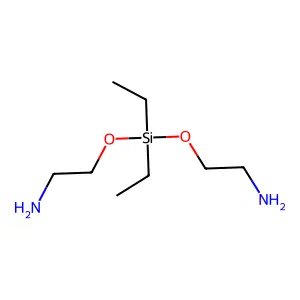 Ethylamine, 2,2'-((diethylsilylene)dioxy)bis- structure
