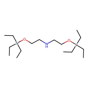 Diethylamine, 2,2'-bis(triethylsiloxy)- structure