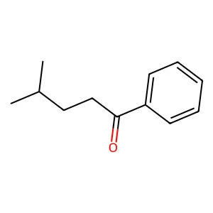 4-Methyl-1-phenylpentan-1-one structure