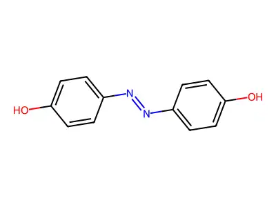 4,4'-Dihydroxyazobenzene structure
