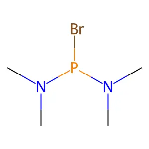Bis(dimethylamino)bromphosphine structure