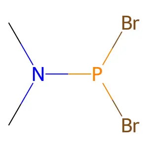 Dibromo(dimethylamino)phosphine structure