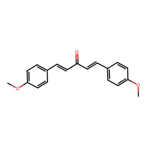 1,5-Bis(4-methoxyphenyl)-1,4-pentadien-3-one structure