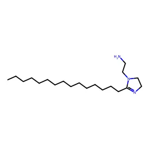 4,5-Dihydro-2-pentadecyl-1H-imidazole-1-ethylamine structure