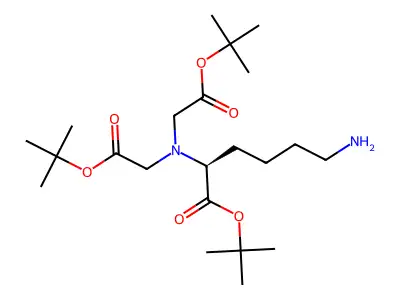 N-(5-Amino-1-carboxypentyl)iminodiacetic Acid Tri-t-butyl Ester structure