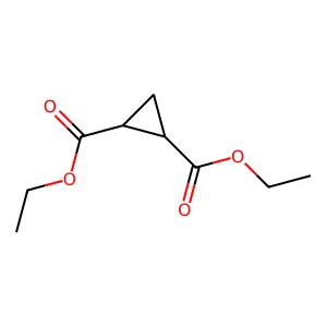 Diethyl cyclopropane-1,2-dicarboxylate structure
