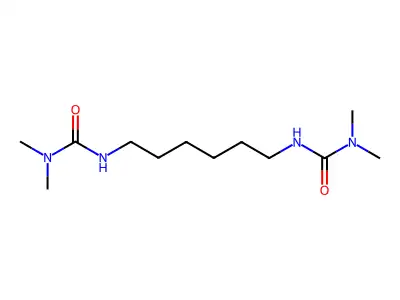 1,1'-Hexamethylenebis (3,3-dimethylurea) structure