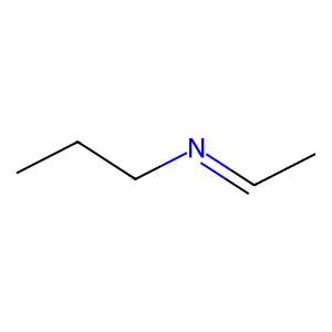 Propylamine, N-ethylidene- structure