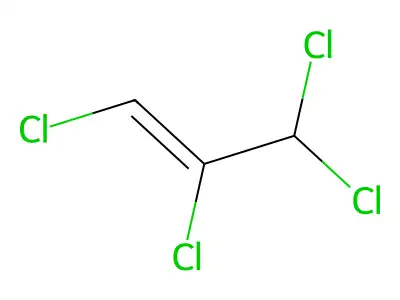 1,2,3,3-Tetrachloroprop-1-ene structure