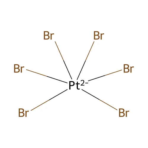 Hexabromoplatinum(2-) structure