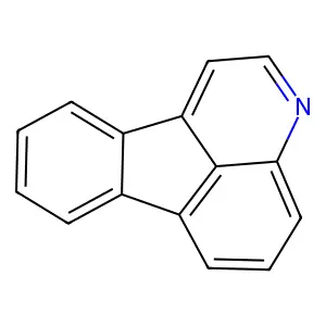 Indeno(1,2,3-de)quinoline structure