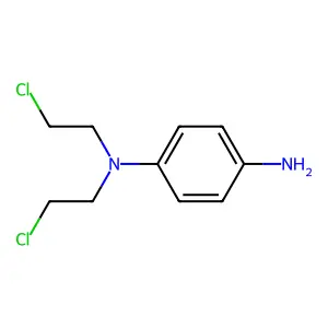 N1,N1-Bis(2-chloroethyl)-1,4-benzenediamine structure