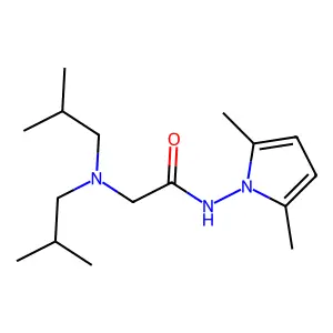 2-Picolinium, 1,1'-(p',p'-biphenylylenebis(carbonylmethyl))di-, dibromide structure