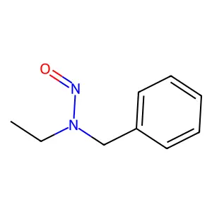 Benzylamine, N-ethyl-N-nitroso- structure