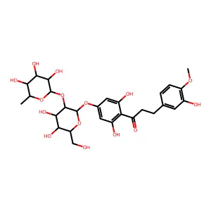 Neosperidin dihydrochalcone structure