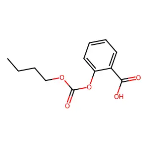 Carbonic acid, butyl ester, ester with salicylic acid structure