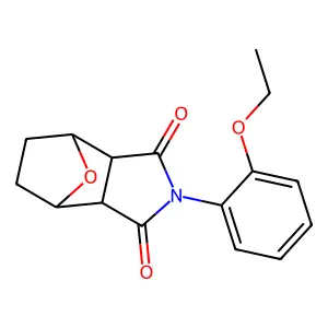 2-(2-Ethoxyphenyl)hexahydro-1H-4,7-epoxyisoindole-1,3(2H)-dione structure