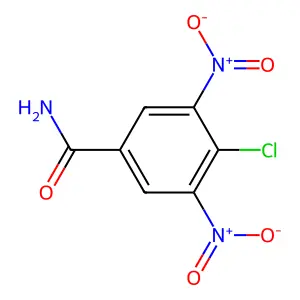 4-Chloro-3,5-dinitrobenzamide structure