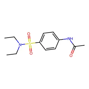 N4-Acetyl-N'-diethylsulfanilamide structure