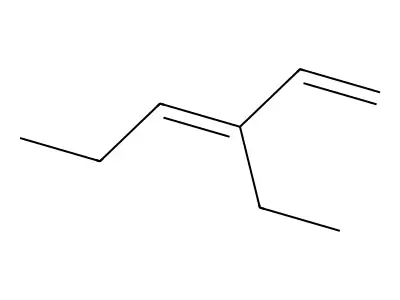 3-Ethyl-hexadiene structure