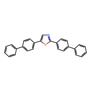 2,5-Bis(4-biphenylyl)oxazole structure