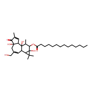 Phorbol 12-myristate structure