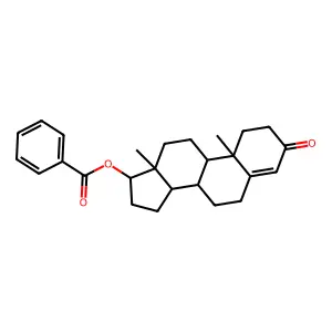 Testosterone benzoate structure
