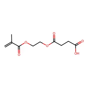 (2-((2-Methyl-1-oxoallyl)oxy)ethyl) hydrogen succinate structure