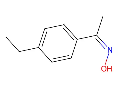 1-(4-Ethylphenyl)ethanone oxime structure