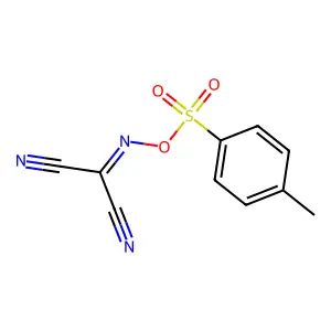 ((((4-Methylphenyl)sulphonyl)oxy)imino)malononitrile structure