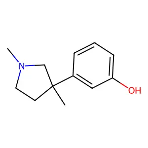 3-(1,3-Dimethylpyrrolidin-3-yl)phenol structure