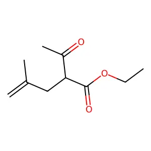 4-Pentenoic acid, 2-acetyl-4-methyl-, ethyl ester structure