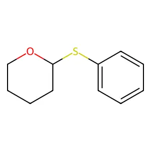 Tetrahydro-2-(phenylthio)-2H-pyran structure