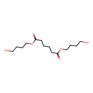 1,6-Bis(4-hydroxybutyl) hexanedioate structure