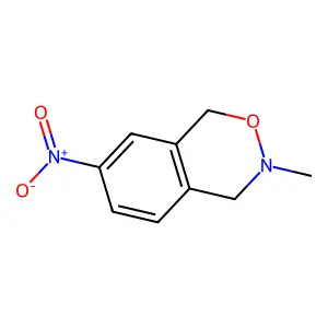 1H-2,3-Benzoxazine, 3,4-dihydro-3-methyl-7-nitro- structure