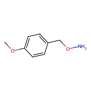 O-((4-Methoxyphenyl)methyl)hydroxylamine structure