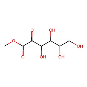 Methyl 2-keto-D-gluconate structure