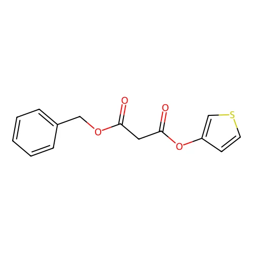Benzyl thiophen-3-yl propanedioate structure