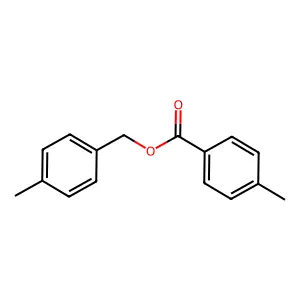 Benzoic acid, 4-methyl-, (4-methylphenyl)methyl ester structure