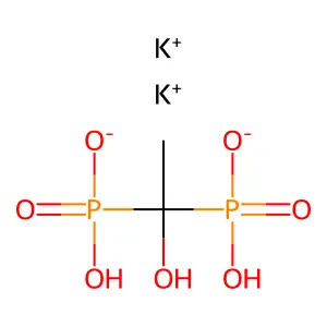 Dipotassium etidronate structure