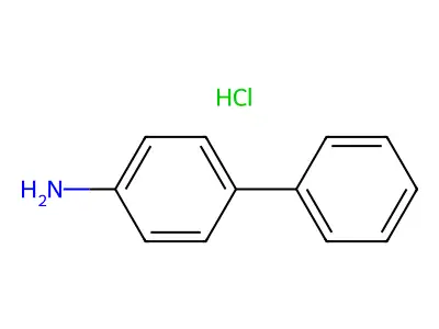 4-Amino-1,1'-biphenyl hydrochloride structure