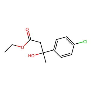 Ethyl 3-(4-chlorophenyl)-3-hydroxybutanoate structure