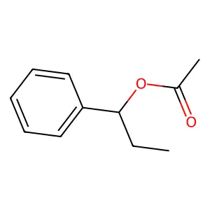 1-Phenylpropyl acetate structure