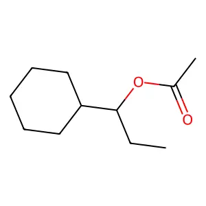 Cyclohexanemethanol, alpha-ethyl-, 1-acetate structure