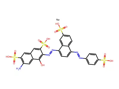 C.I. Food Black 2 structure