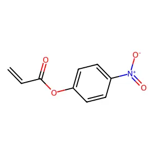2-Propenoic acid, 4-nitrophenyl ester structure