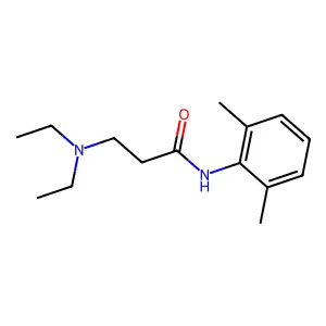 3-(diethylamino)-N-(2,6-dimethylphenyl)propanamide structure