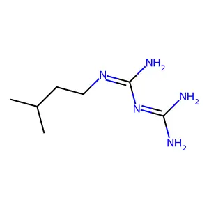 N-(3-Methylbutyl)imidodicarbonimidic diamide structure