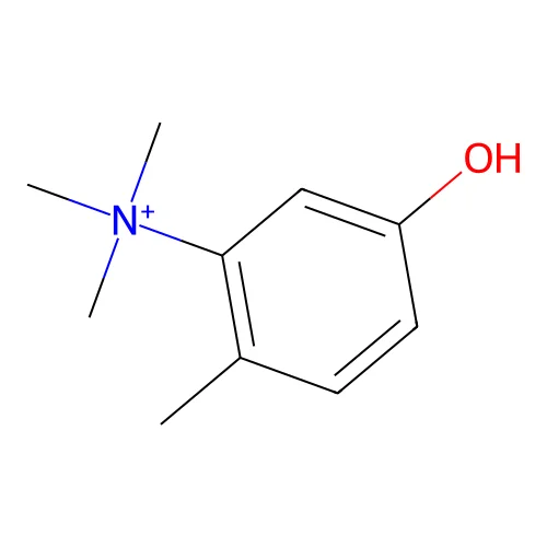 (5-Hydroxy-2-methyl-phenyl)-trimethyl-ammonium structure