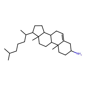 Cholesterylamine structure